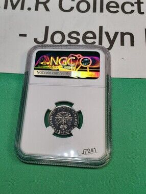 Haiti 1997 5C Nickel-Plated Steel Coin - NGC Encapsulated Genuine - Beautiful